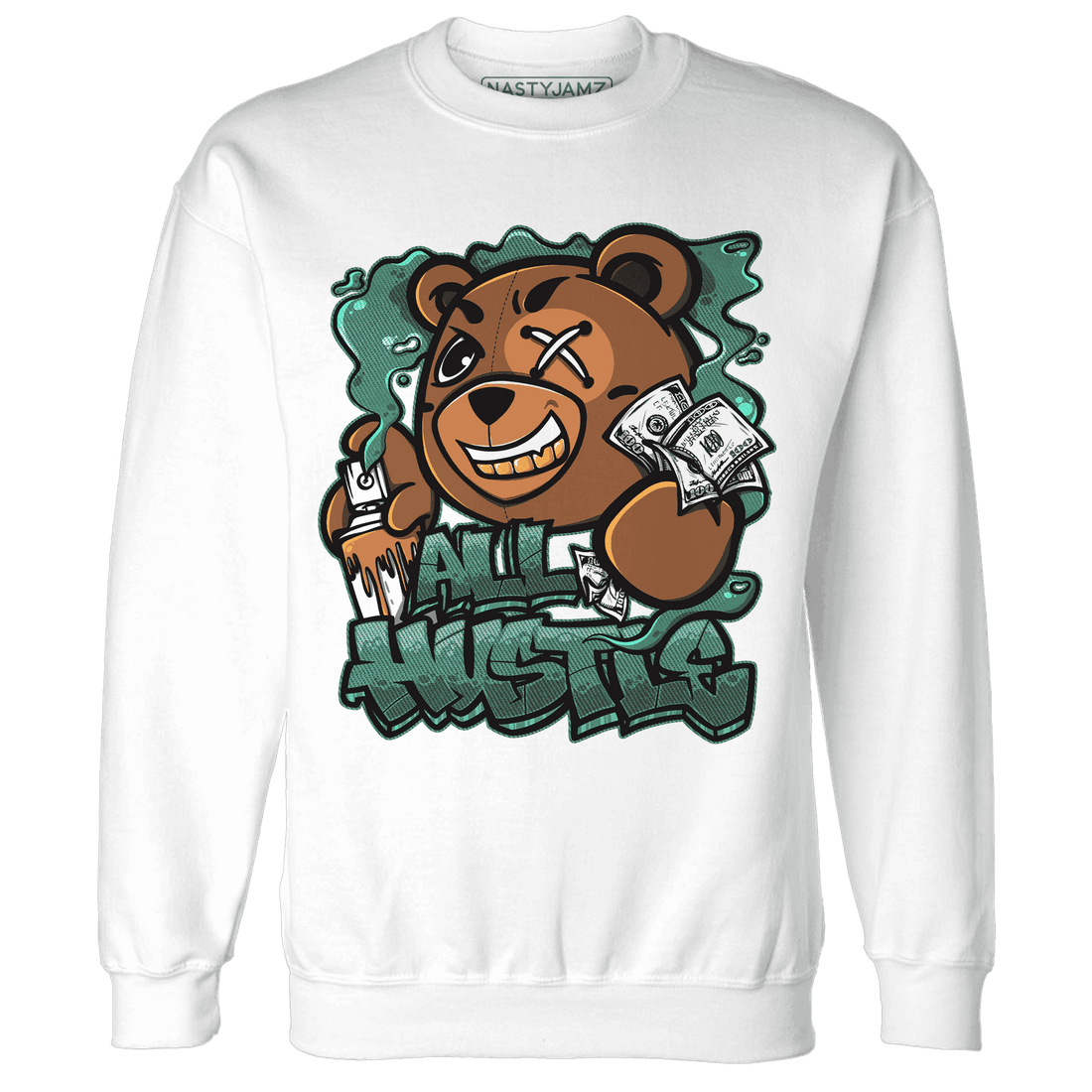 Nina CN Abney 3s Sweatshirt Match BER Hustle All Day - NastyJamz