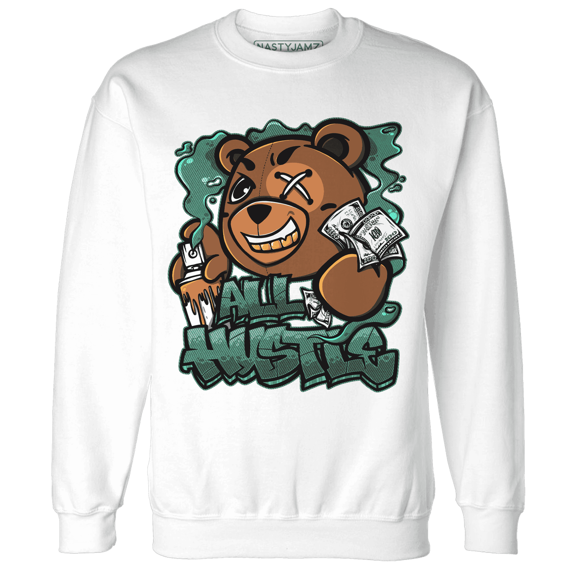 Nina CN Abney 3s Sweatshirt Match BER Hustle All Day - NastyJamz