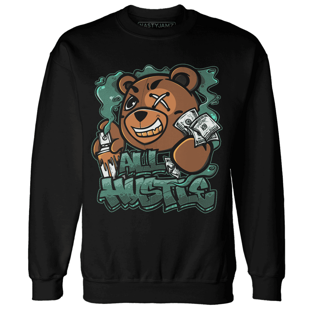 Nina CN Abney 3s Sweatshirt Match BER Hustle All Day - NastyJamz