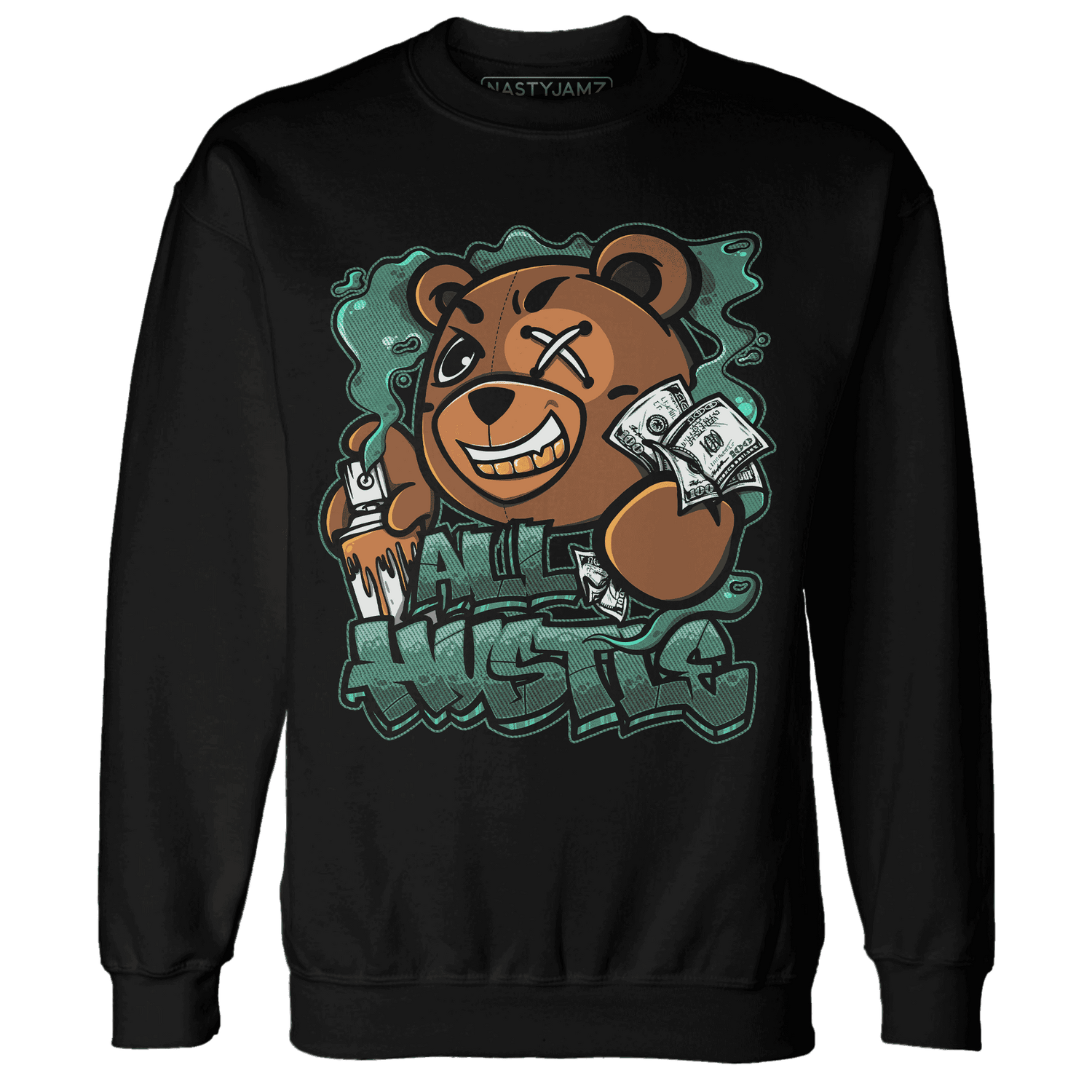 Nina CN Abney 3s Sweatshirt Match BER Hustle All Day - NastyJamz
