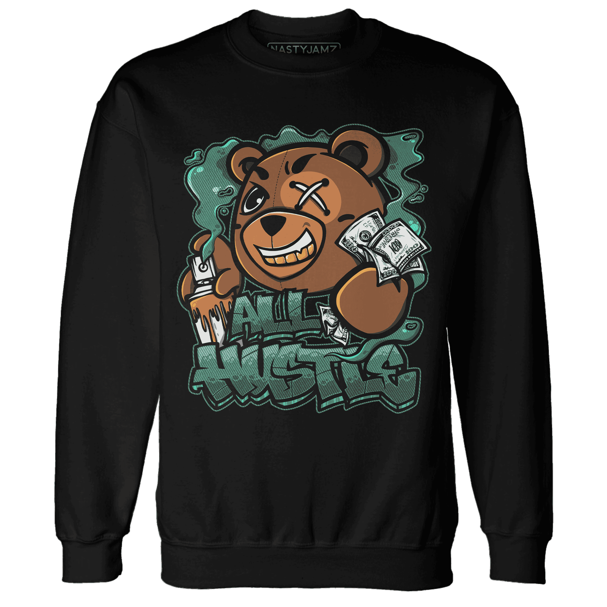 Nina CN Abney 3s Sweatshirt Match BER Hustle All Day - NastyJamz