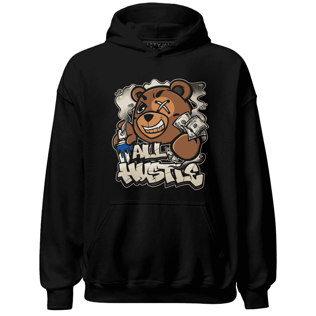 Quaiii 54s Hoodie Match BER Hustle All Day - NastyJamz