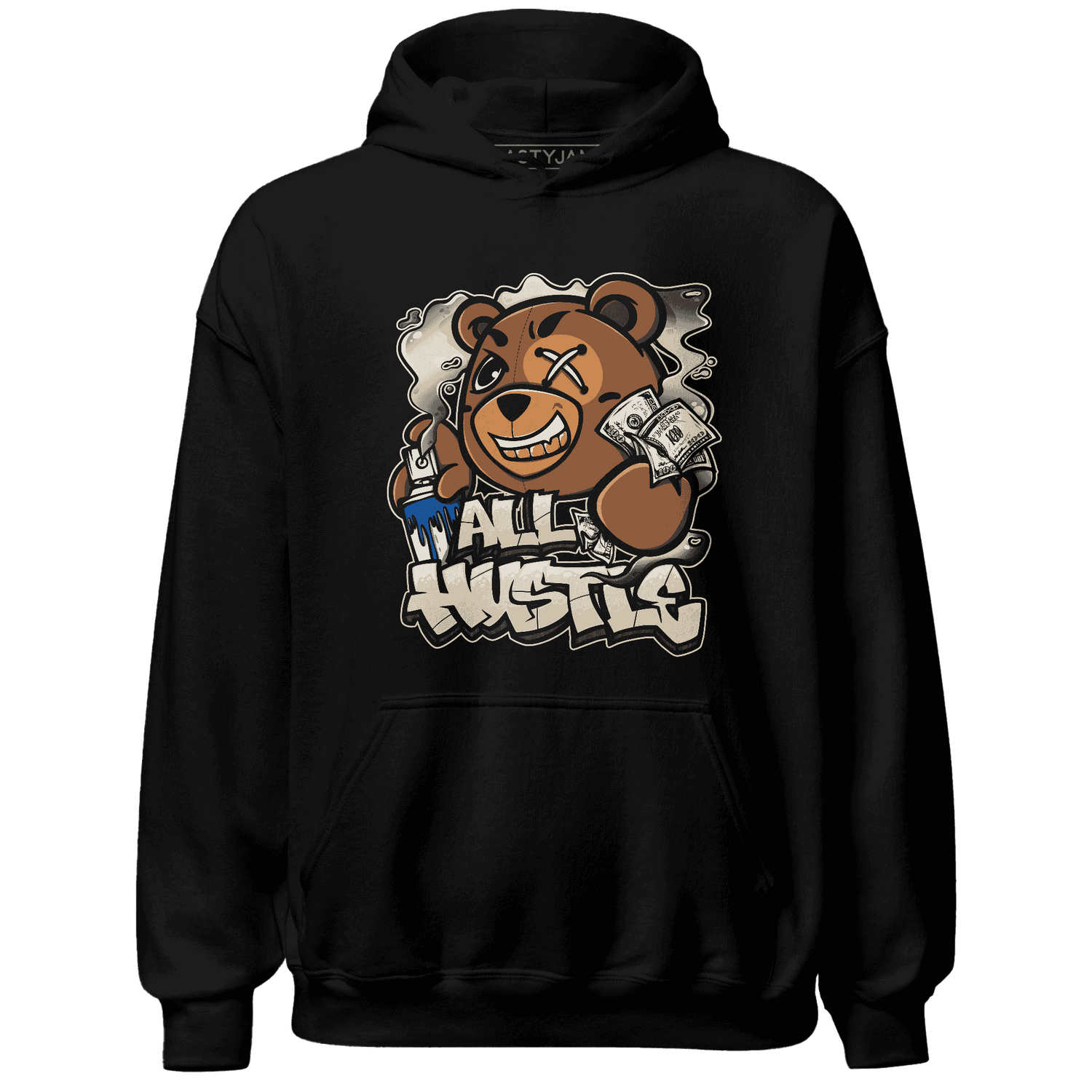 Quaiii 54s Hoodie Match BER Hustle All Day - NastyJamz
