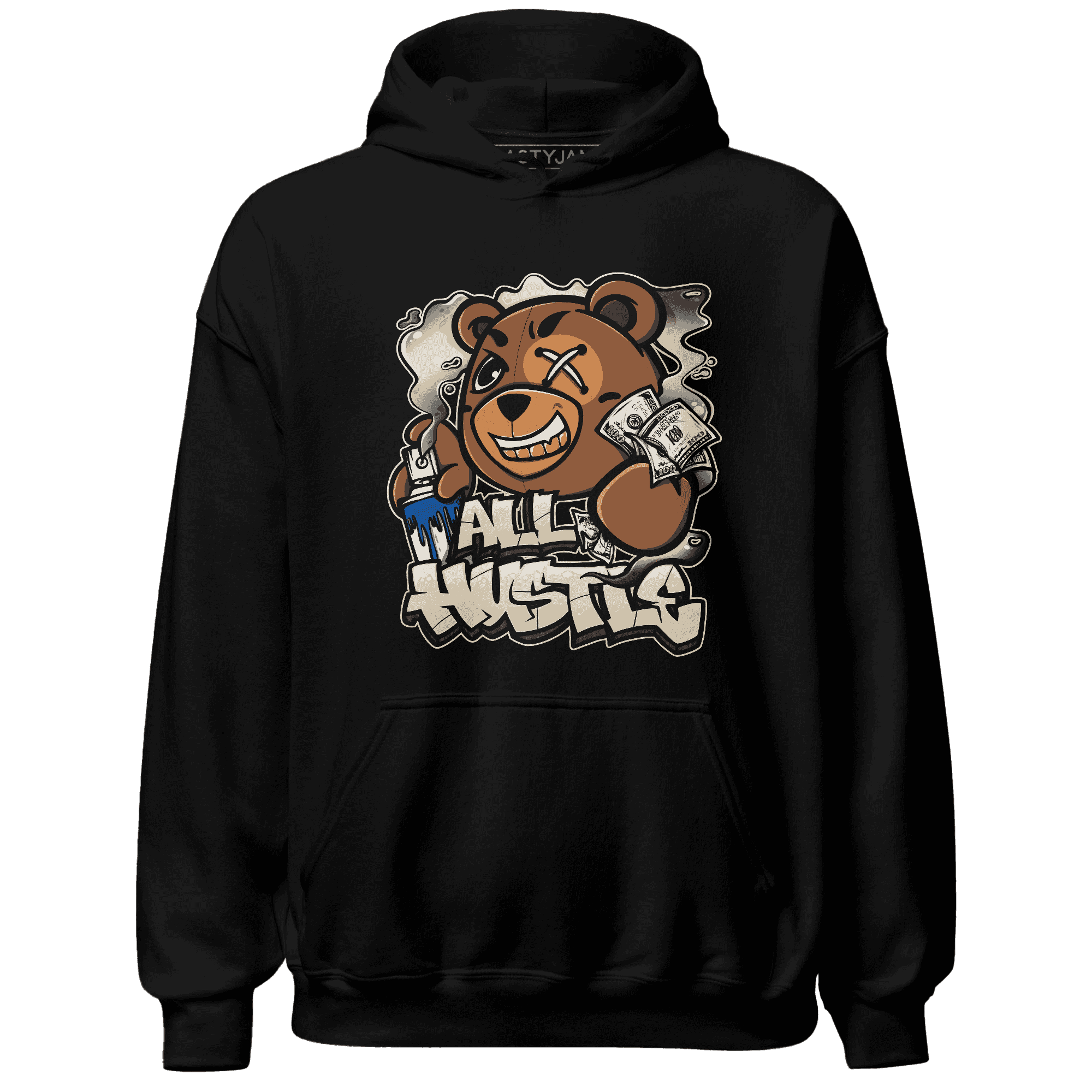 Quaiii 54s Hoodie Match BER Hustle All Day - NastyJamz