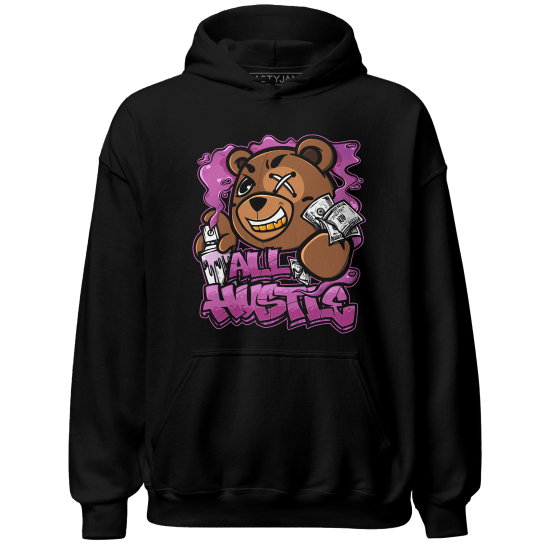 GS Hyper Violet 4s Hoodie Match BER Hustle All Day - NastyJamz