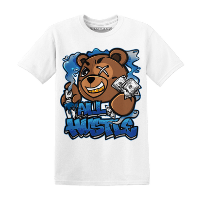 Industrial Blue 4s T Shirt Match BER Hustle All Day - NastyJamz