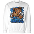 Industrial Blue 4s Sweatshirt Match BER Hustle All Day - NastyJamz