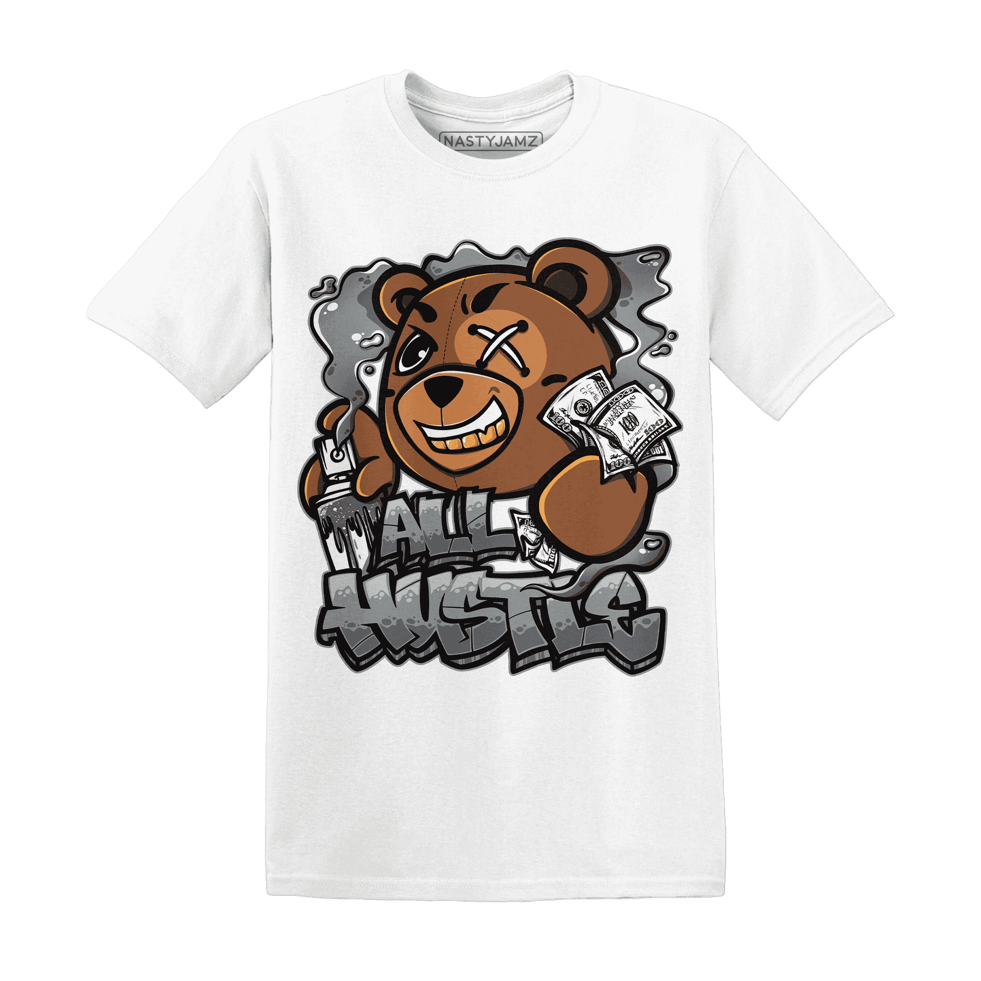 Paris Olympicsss 4s T Shirt Match BER Hustle All Day - NastyJamz