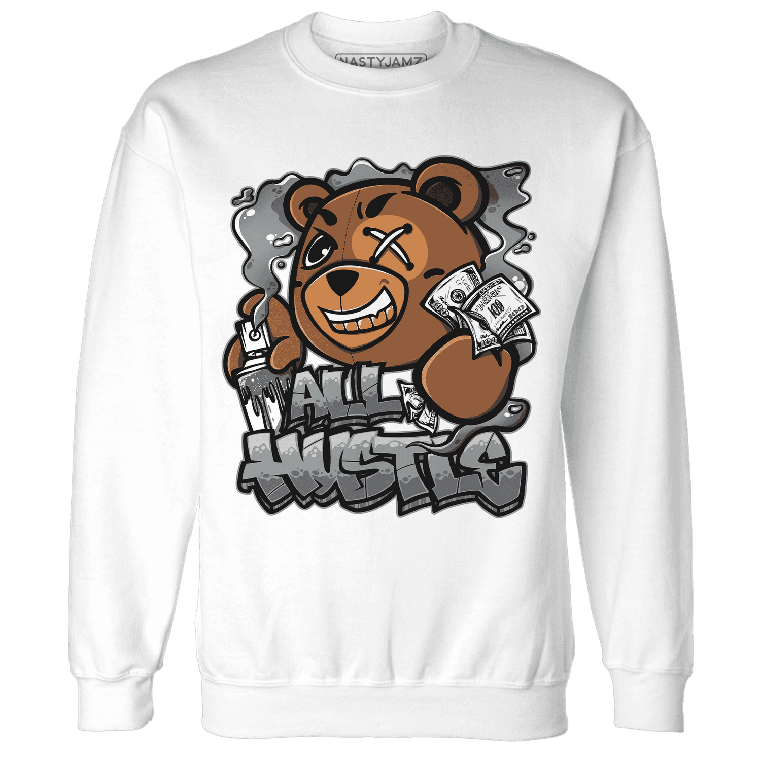 Paris Olympicsss 4s Sweatshirt Match BER Hustle All Day - NastyJamz