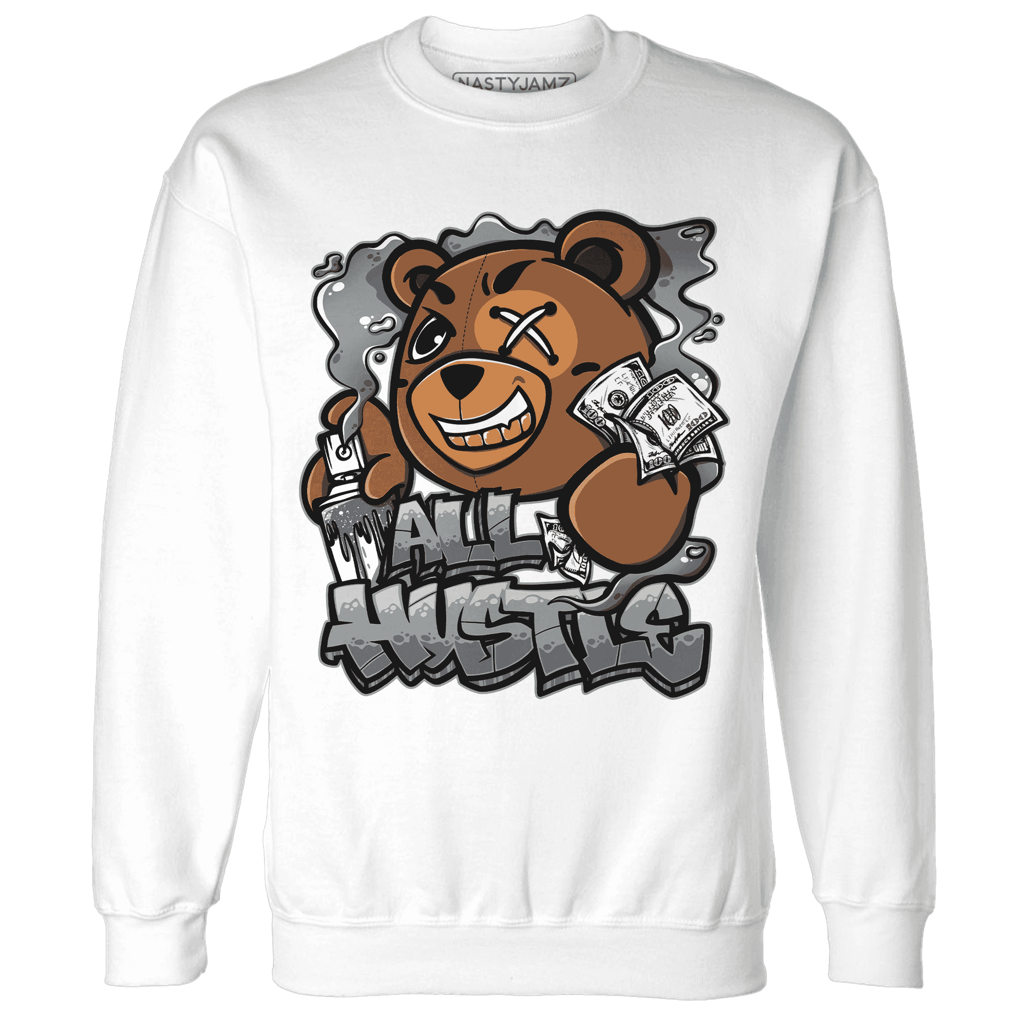 Paris Olympicsss 4s Sweatshirt Match BER Hustle All Day - NastyJamz