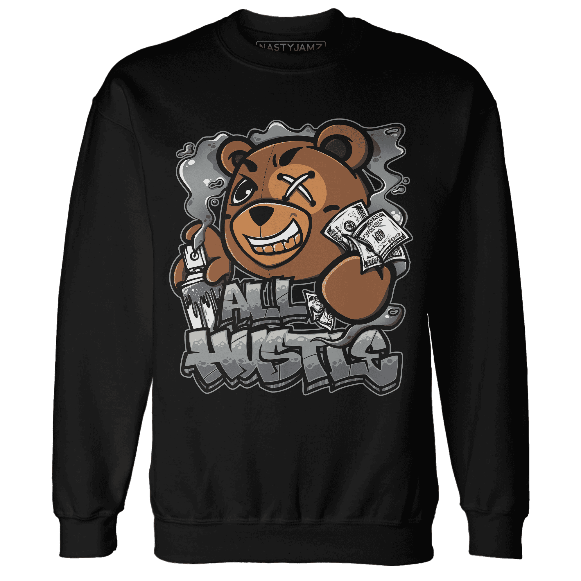 Paris Olympicsss 4s Sweatshirt Match BER Hustle All Day - NastyJamz