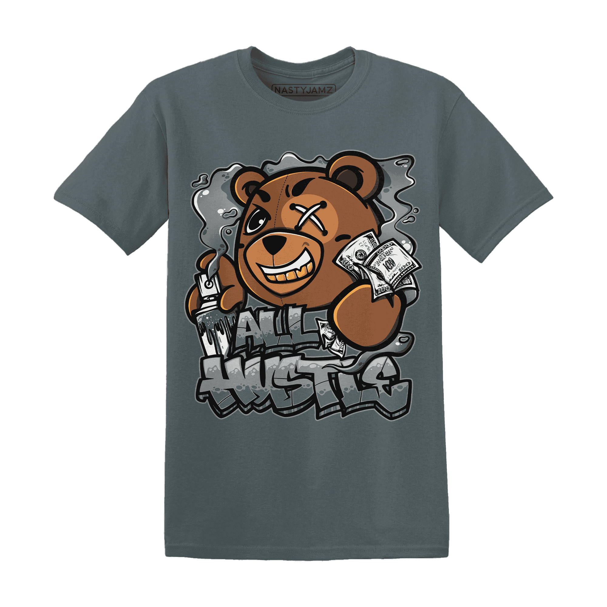 Paris Olympicsss 4s T Shirt Match BER Hustle All Day - NastyJamz