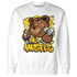 Vivid Sulfur 4s Sweatshirt Match BER Hustle All Day - NastyJamz