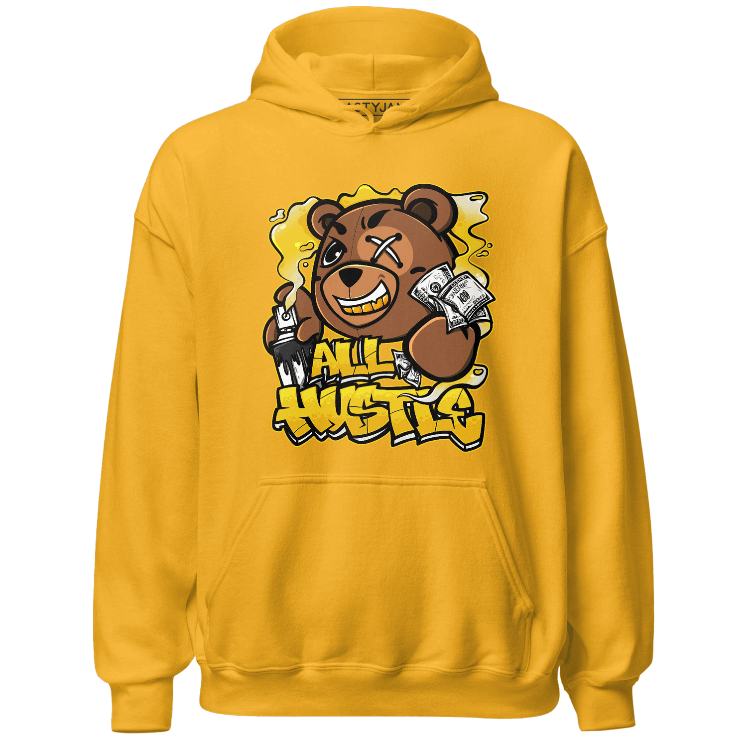 Vivid Sulfur 4s Hoodie Match BER Hustle All Day - NastyJamz