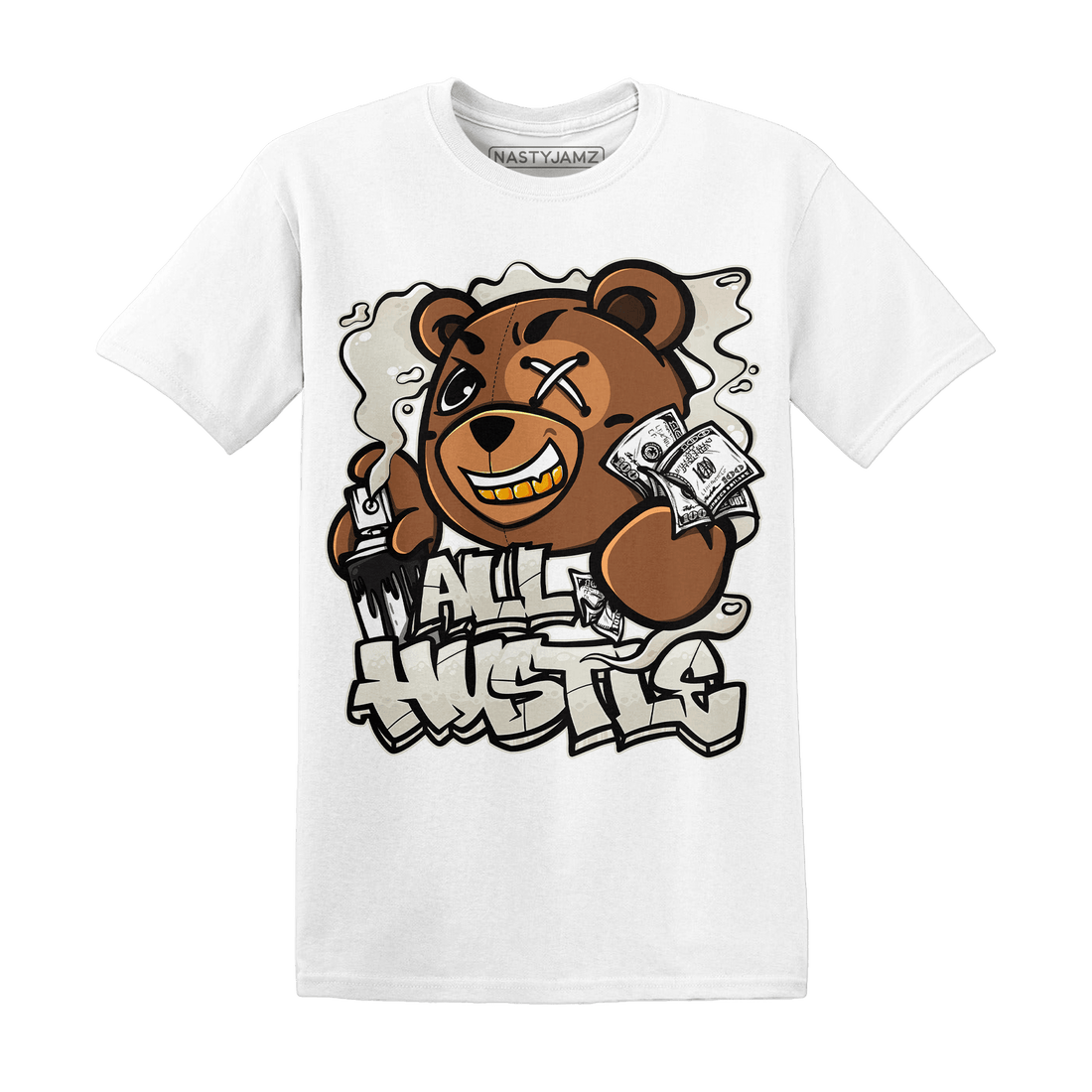 SE Sail 5s T Shirt Match BER Hustle All Day - NastyJamz