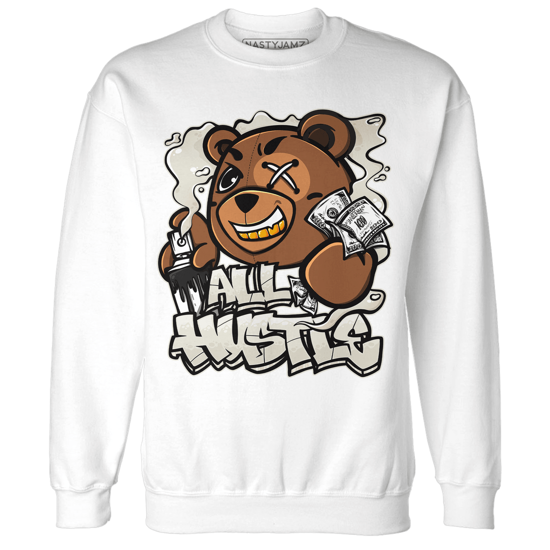 SE Sail 5s Sweatshirt Match BER Hustle All Day - NastyJamz