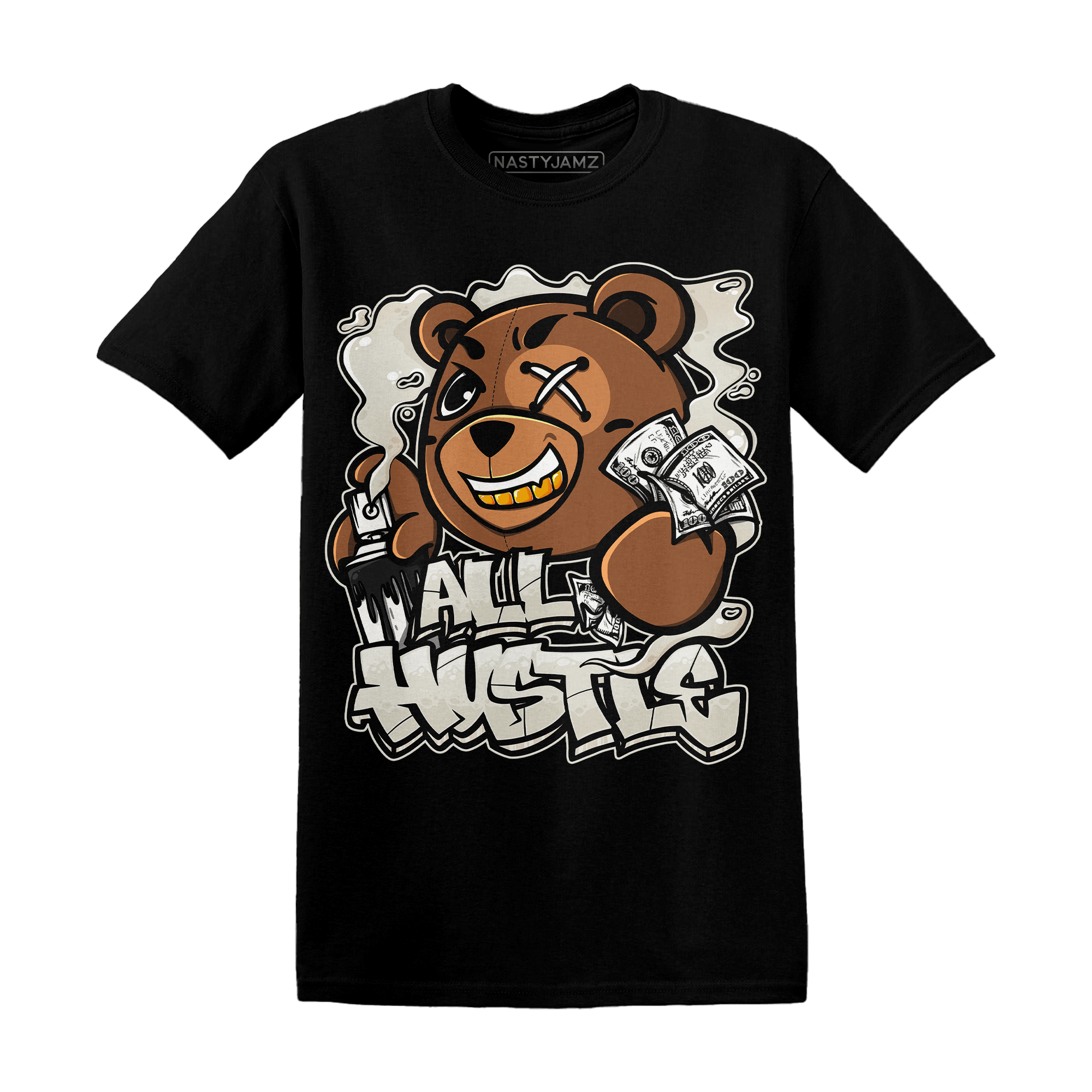 SE Sail 5s T Shirt Match BER Hustle All Day - NastyJamz
