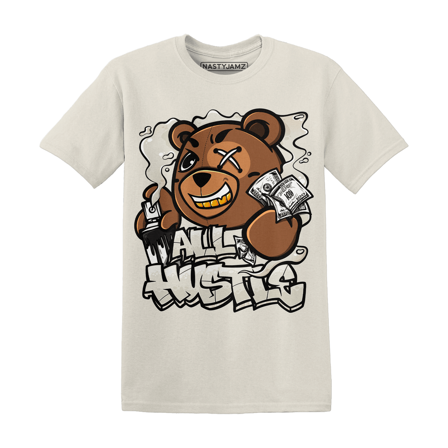SE Sail 5s T Shirt Match BER Hustle All Day - NastyJamz