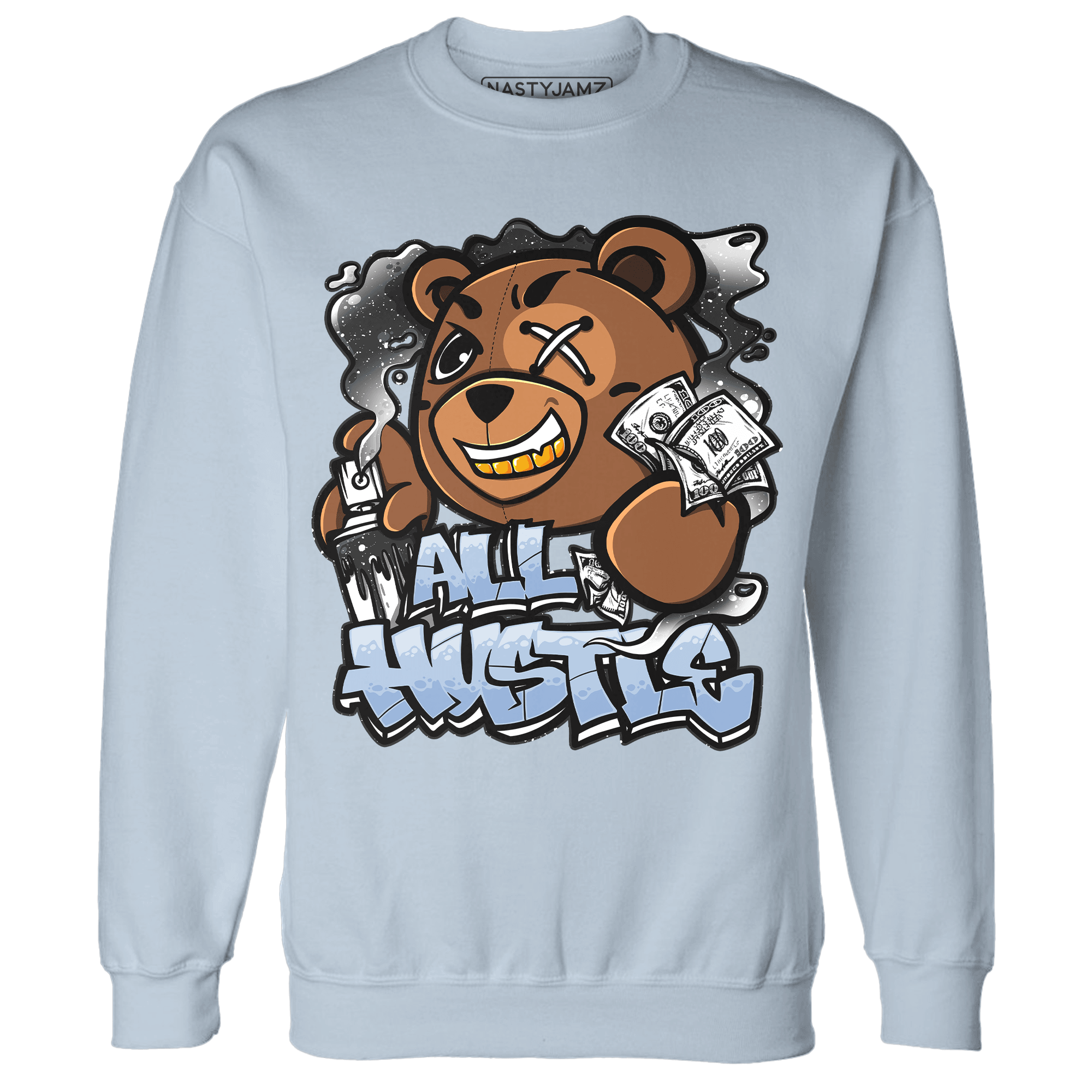 Reverse Oreo 6s Sweatshirt Match BER Hustle All Day - NastyJamz
