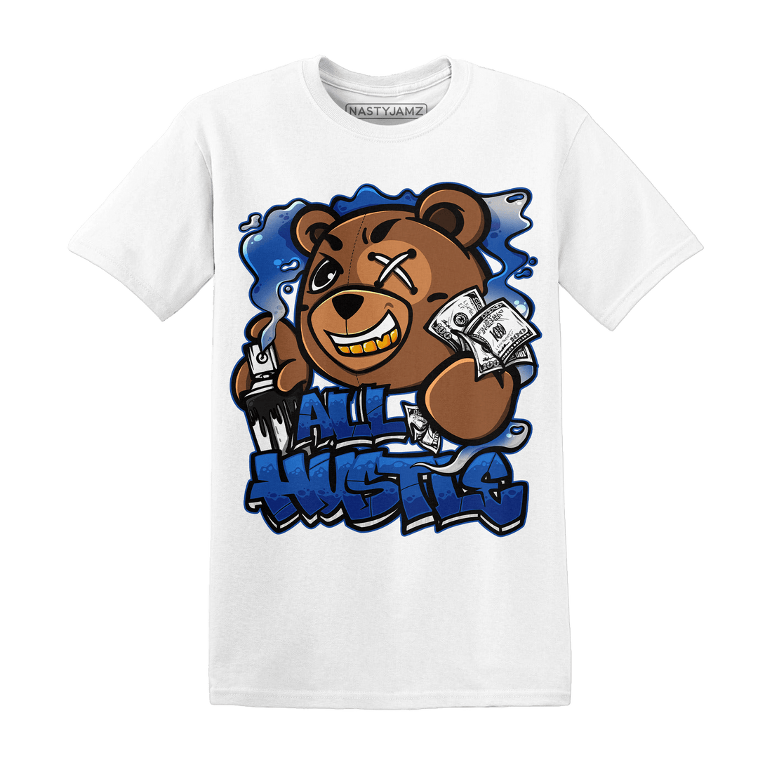 Air Max 1 86 Royal T Shirt Match BER Hustle All Day - NastyJamz