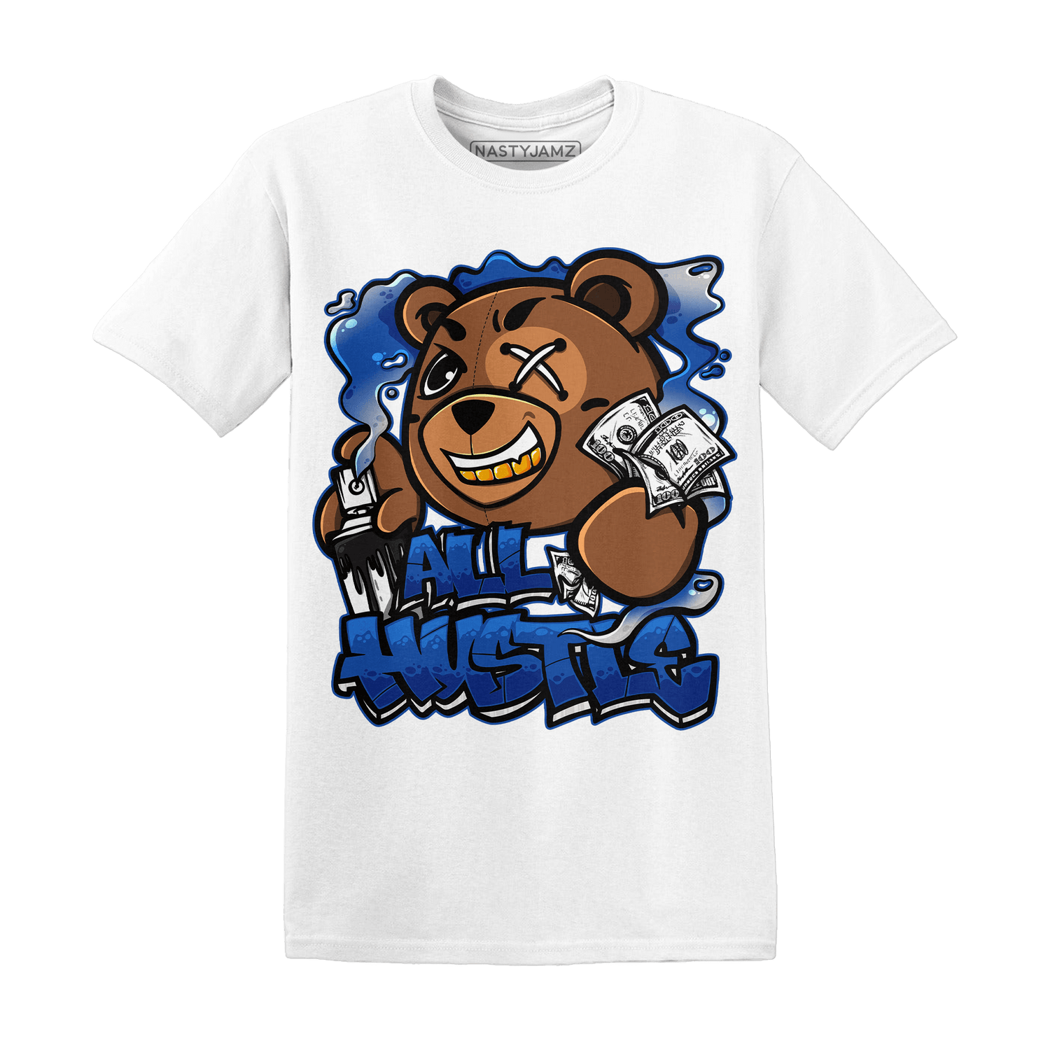 Air Max 1 86 Royal T Shirt Match BER Hustle All Day - NastyJamz