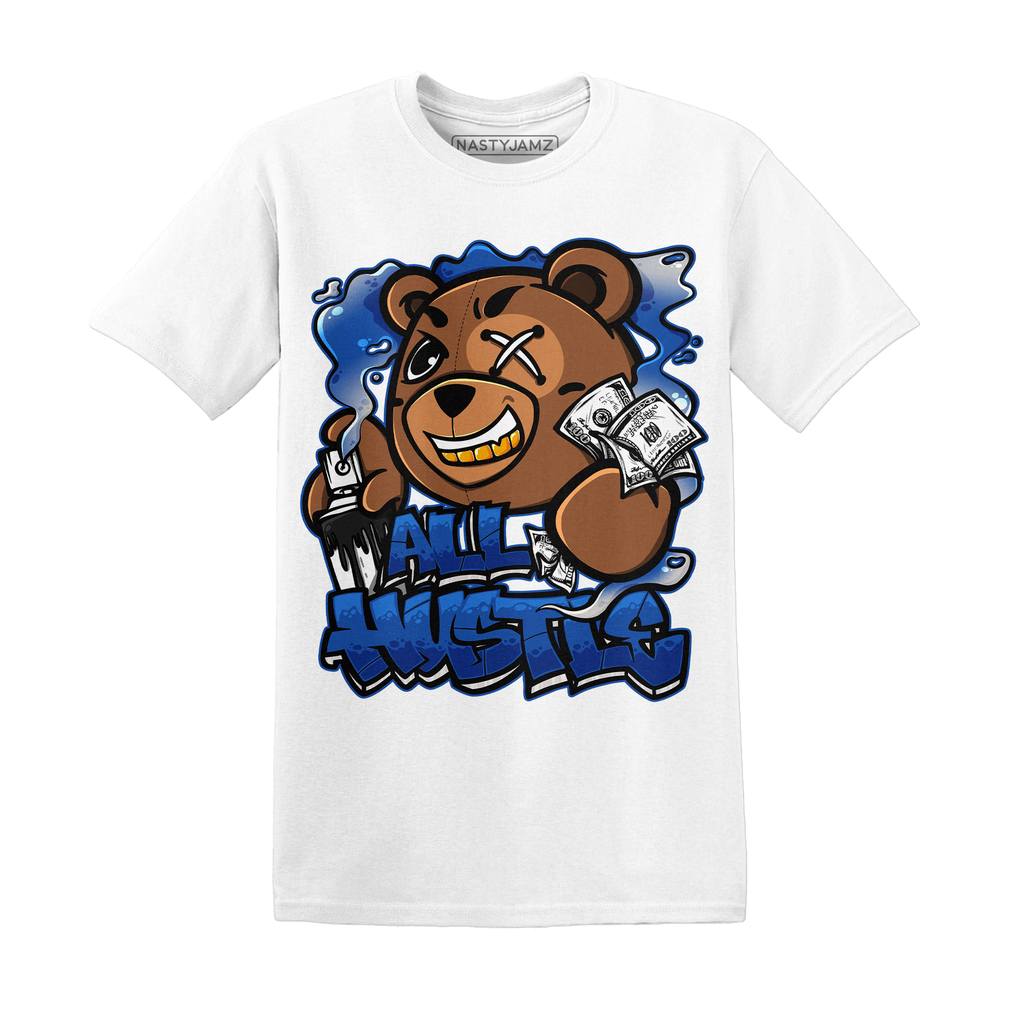 Air Max 1 86 Royal T Shirt Match BER Hustle All Day - NastyJamz