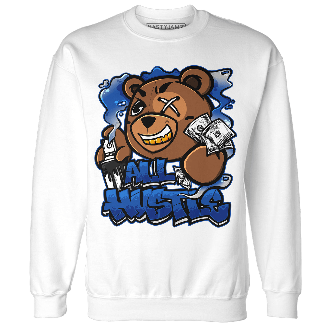 Air Max 1 86 Royal Sweatshirt Match BER Hustle All Day - NastyJamz