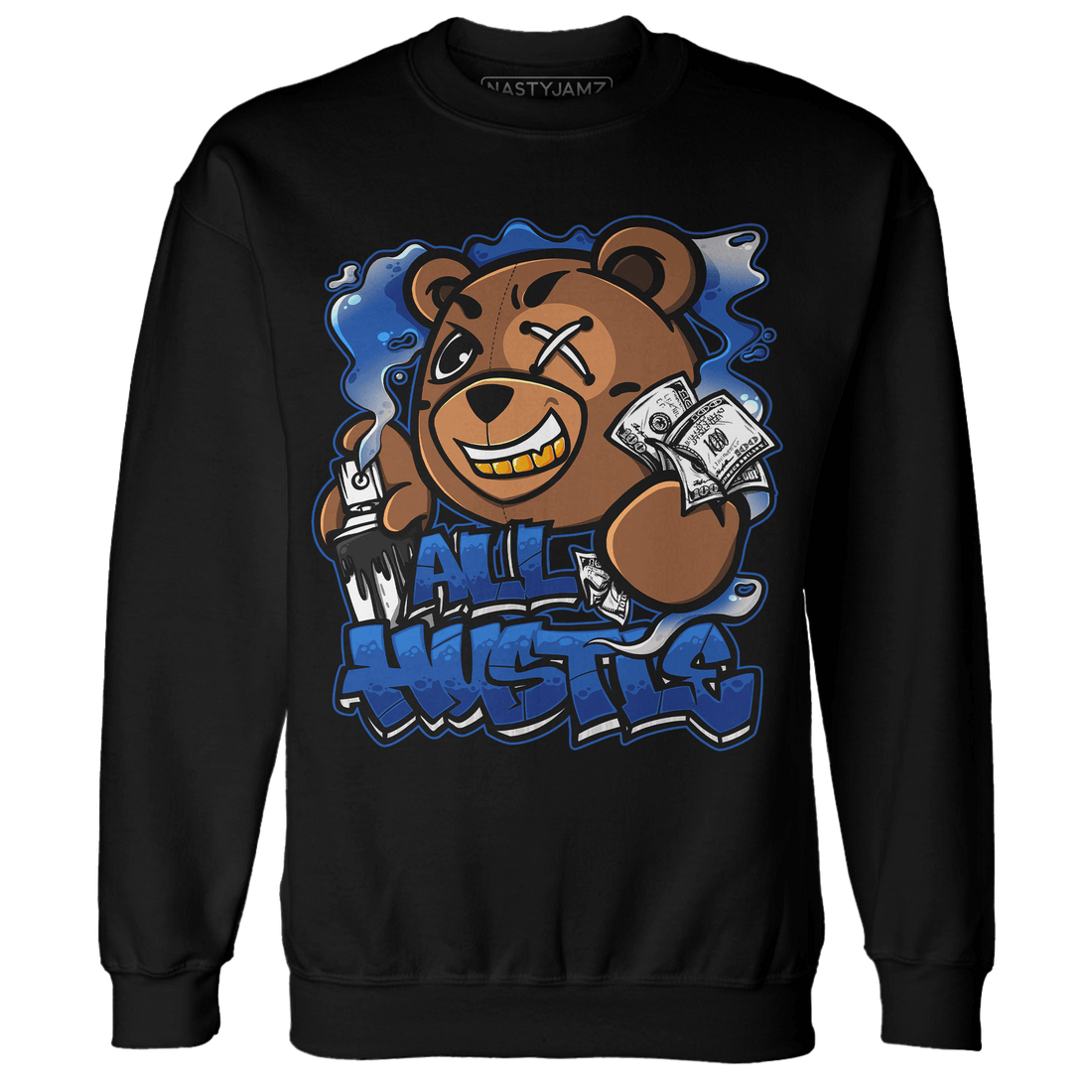 Air Max 1 86 Royal Sweatshirt Match BER Hustle All Day - NastyJamz