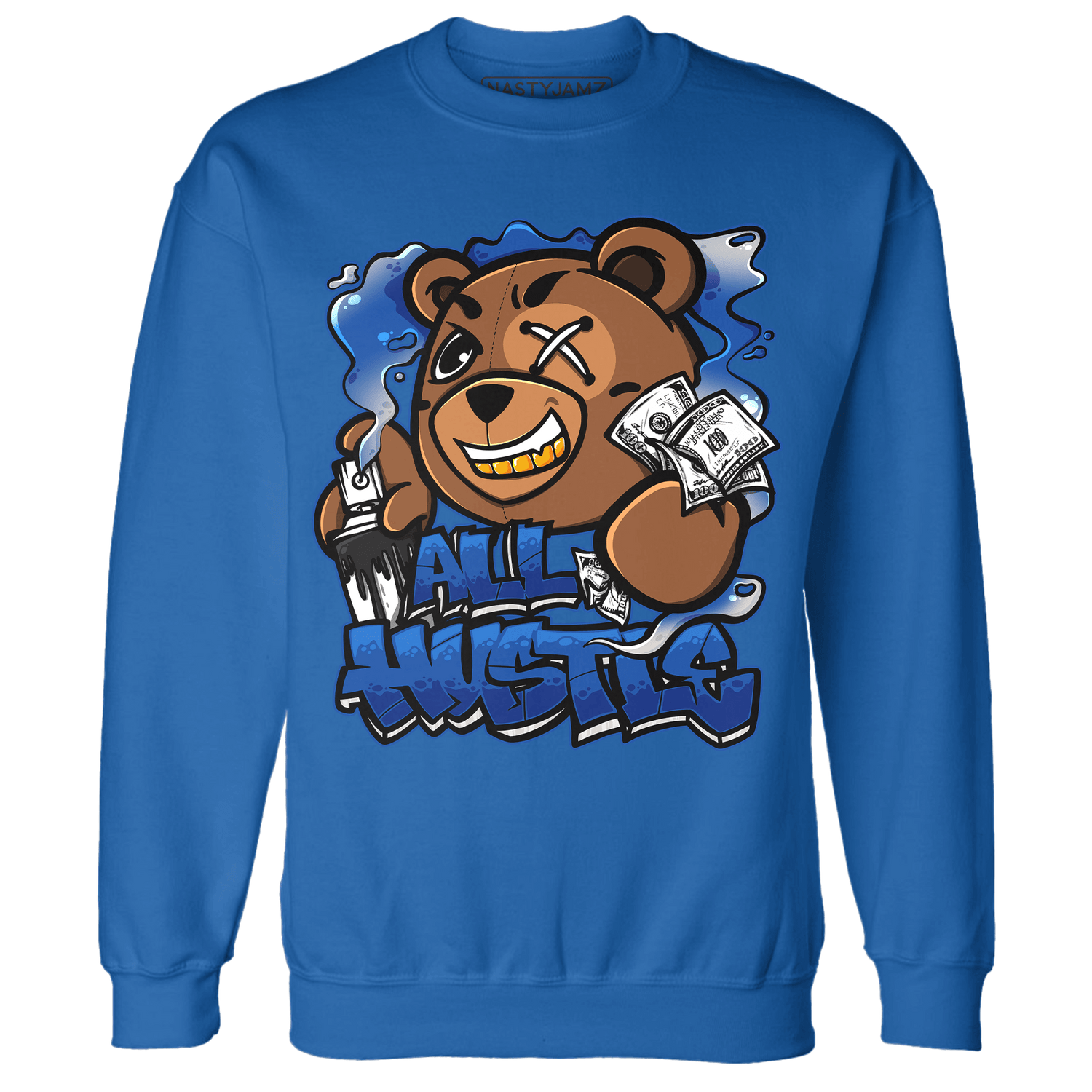 Air Max 1 86 Royal Sweatshirt Match BER Hustle All Day - NastyJamz