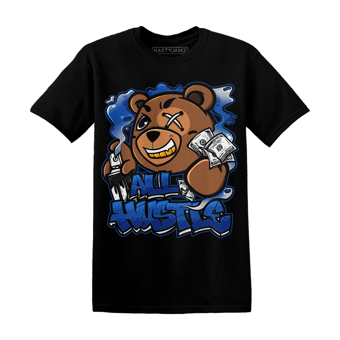 Air Max 1 86 Royal T Shirt Match BER Hustle All Day - NastyJamz