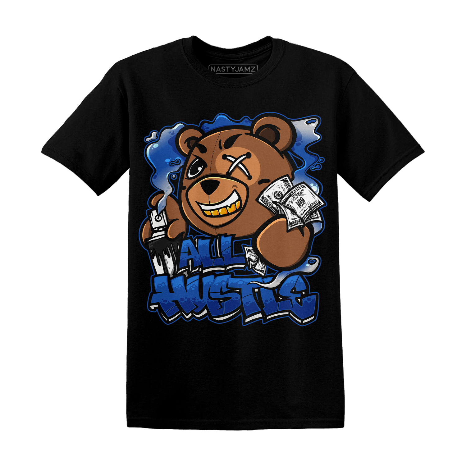 Air Max 1 86 Royal T Shirt Match BER Hustle All Day - NastyJamz