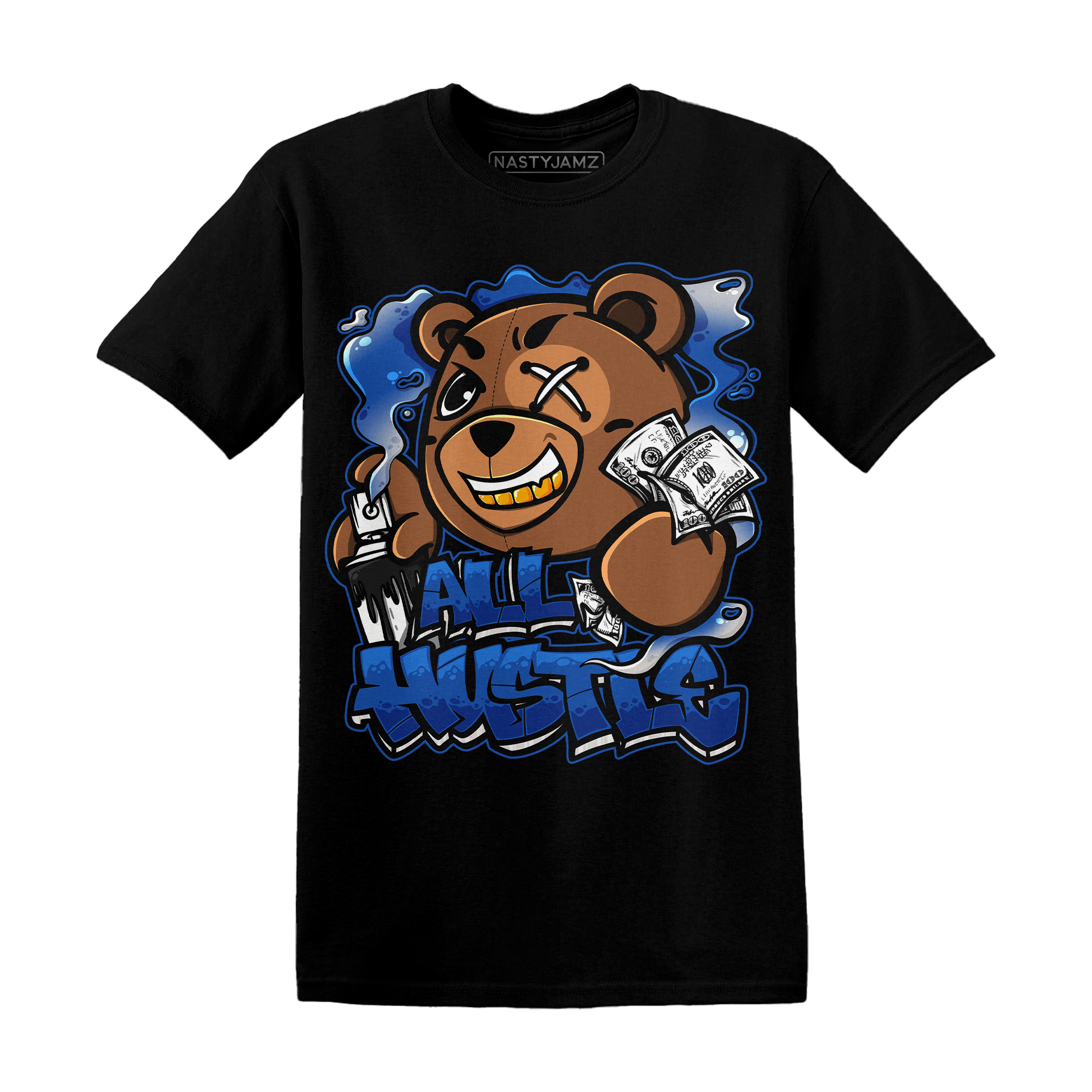 Air Max 1 86 Royal T Shirt Match BER Hustle All Day - NastyJamz