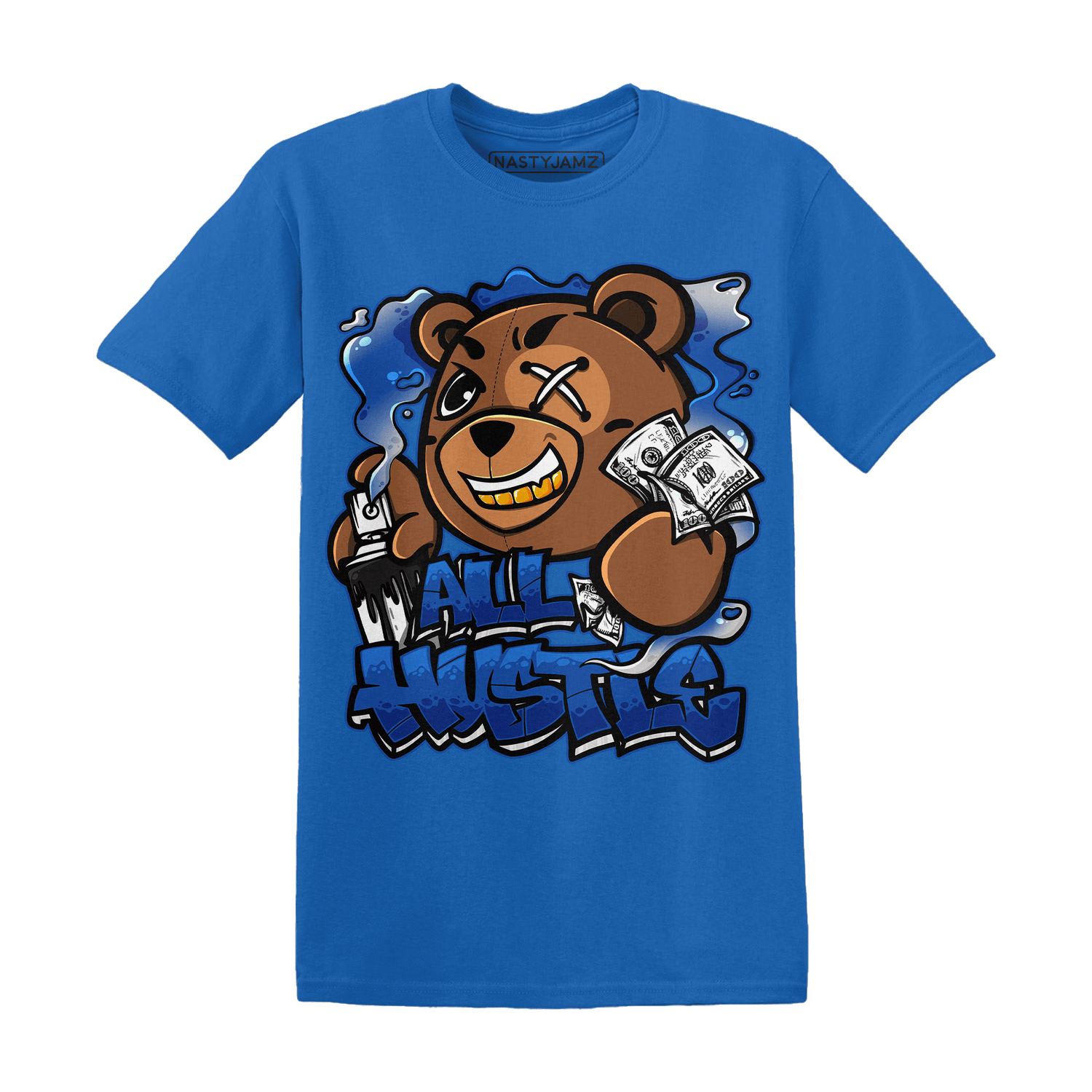 Air Max 1 86 Royal T Shirt Match BER Hustle All Day - NastyJamz