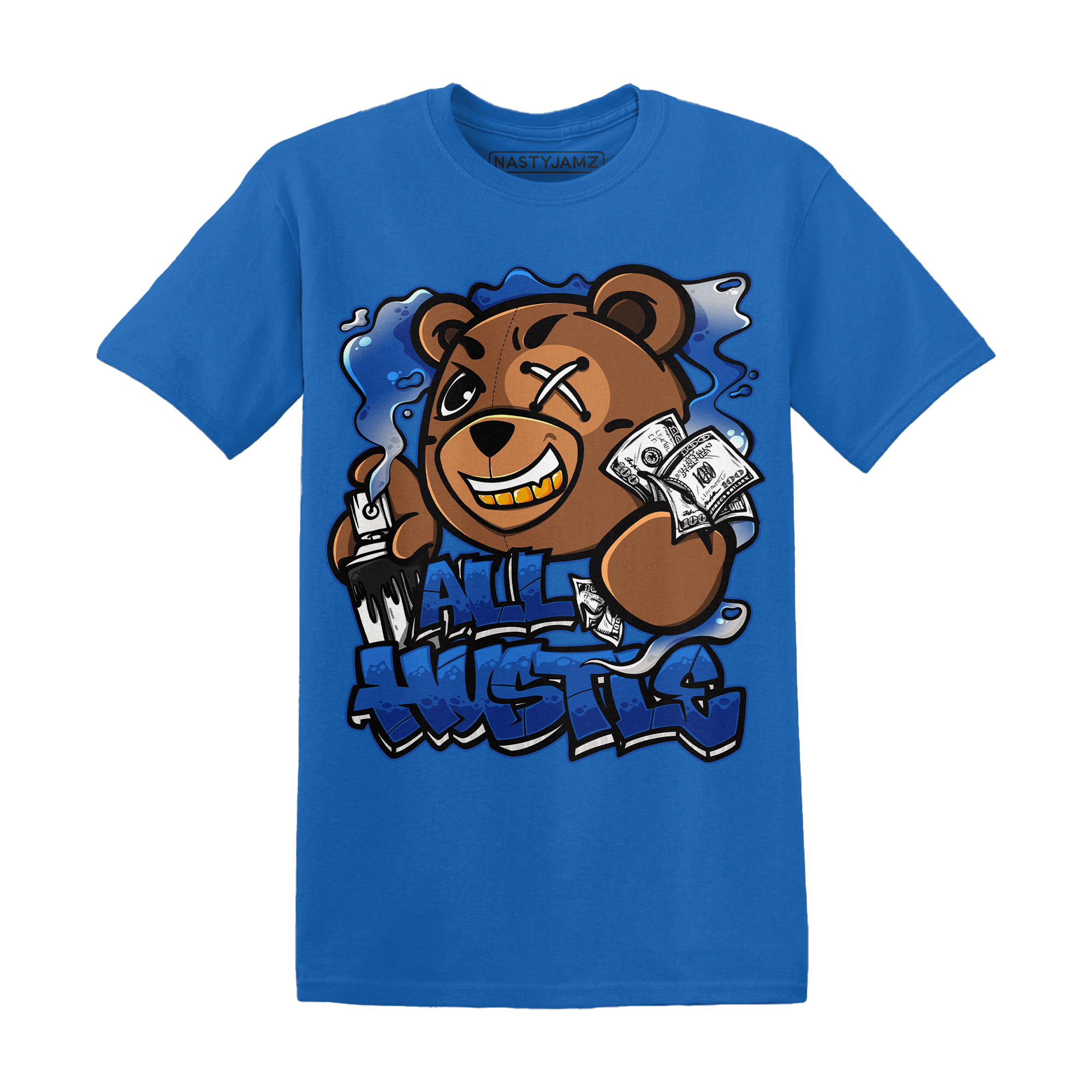 Air Max 1 86 Royal T Shirt Match BER Hustle All Day - NastyJamz
