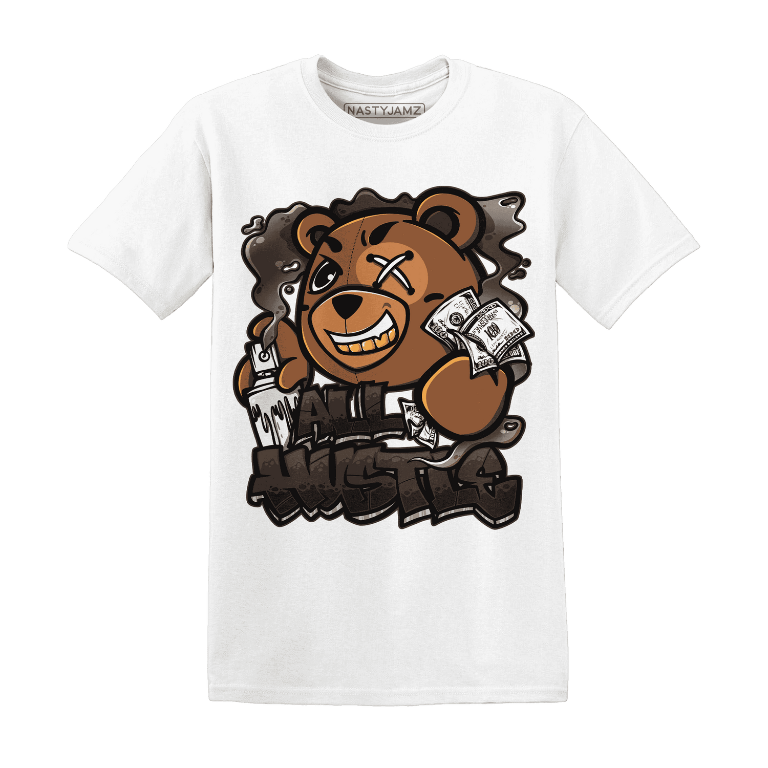 Dunk Low Baroque Brown T Shirt Match BER Hustle All Day - NastyJamz