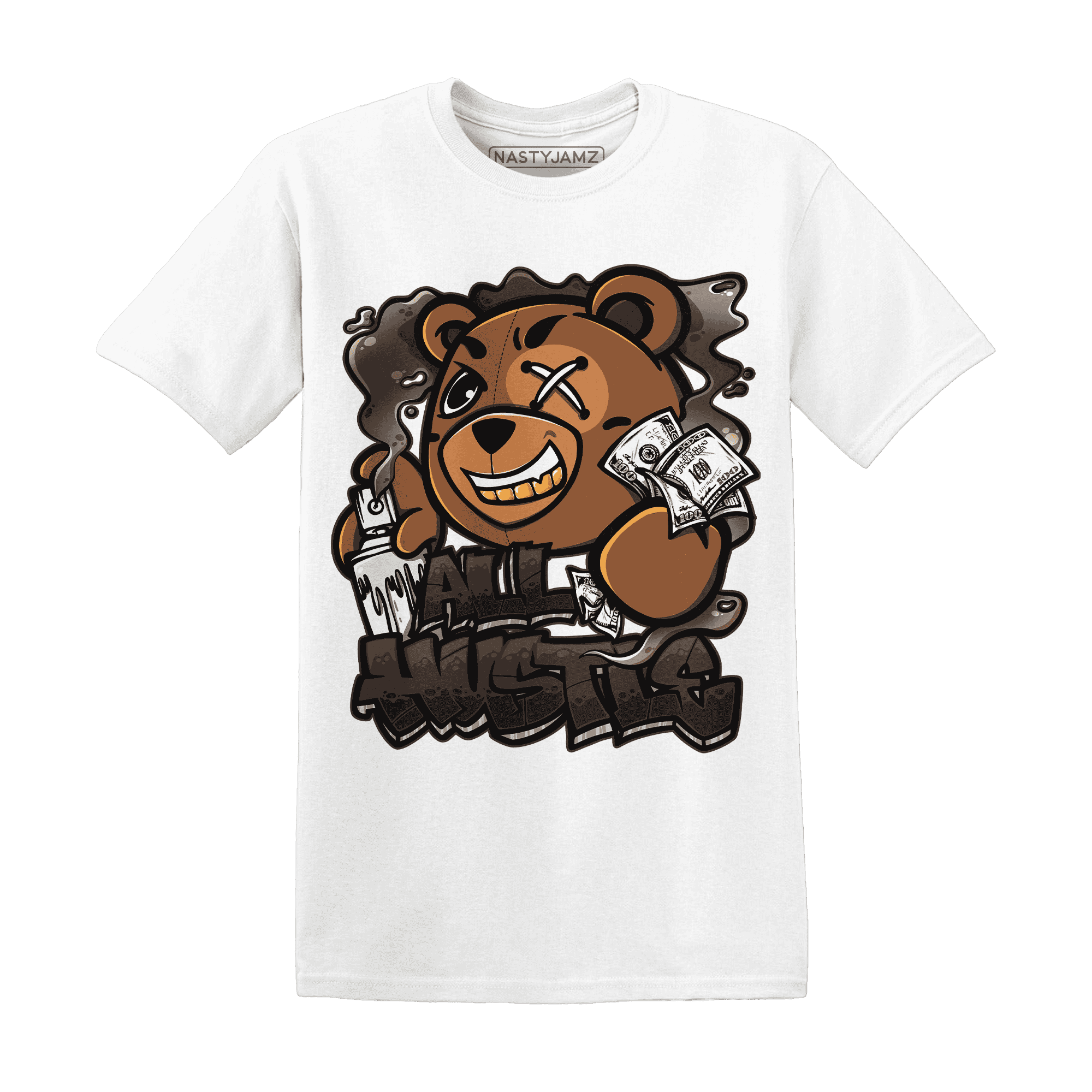 Dunk Low Baroque Brown T Shirt Match BER Hustle All Day - NastyJamz