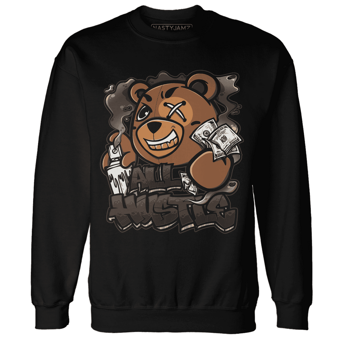 Dunk Low Baroque Brown Sweatshirt Match BER Hustle All Day - NastyJamz