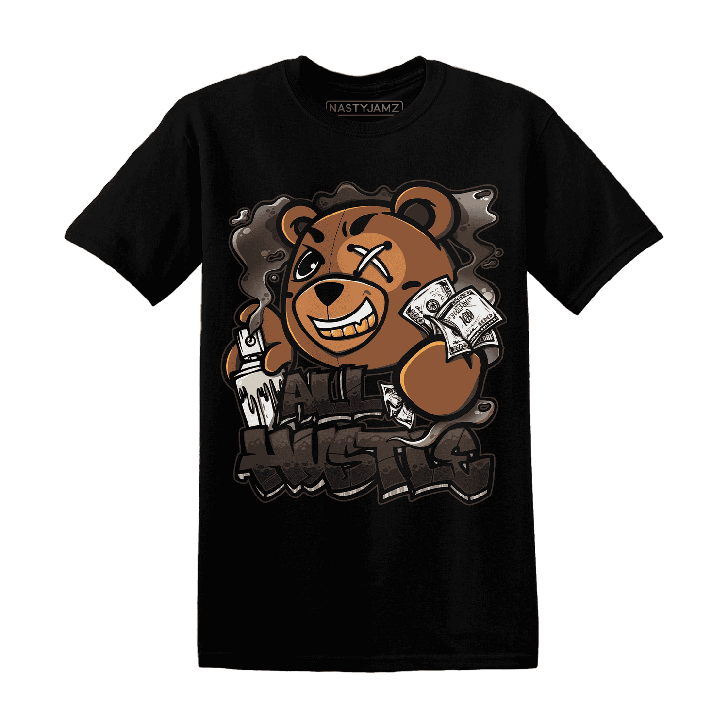 Dunk Low Baroque Brown T Shirt Match BER Hustle All Day - NastyJamz