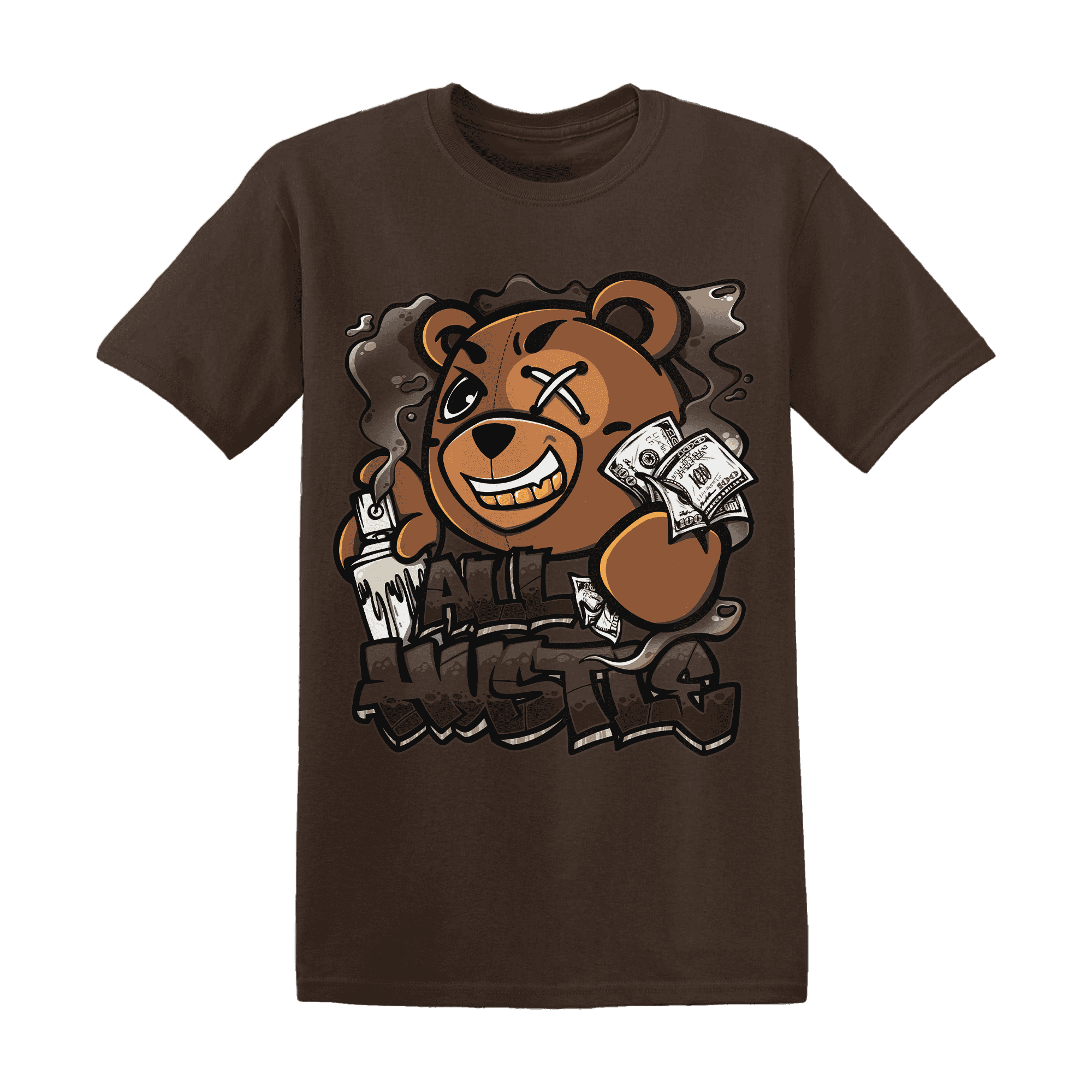 Dunk Low Baroque Brown T Shirt Match BER Hustle All Day - NastyJamz