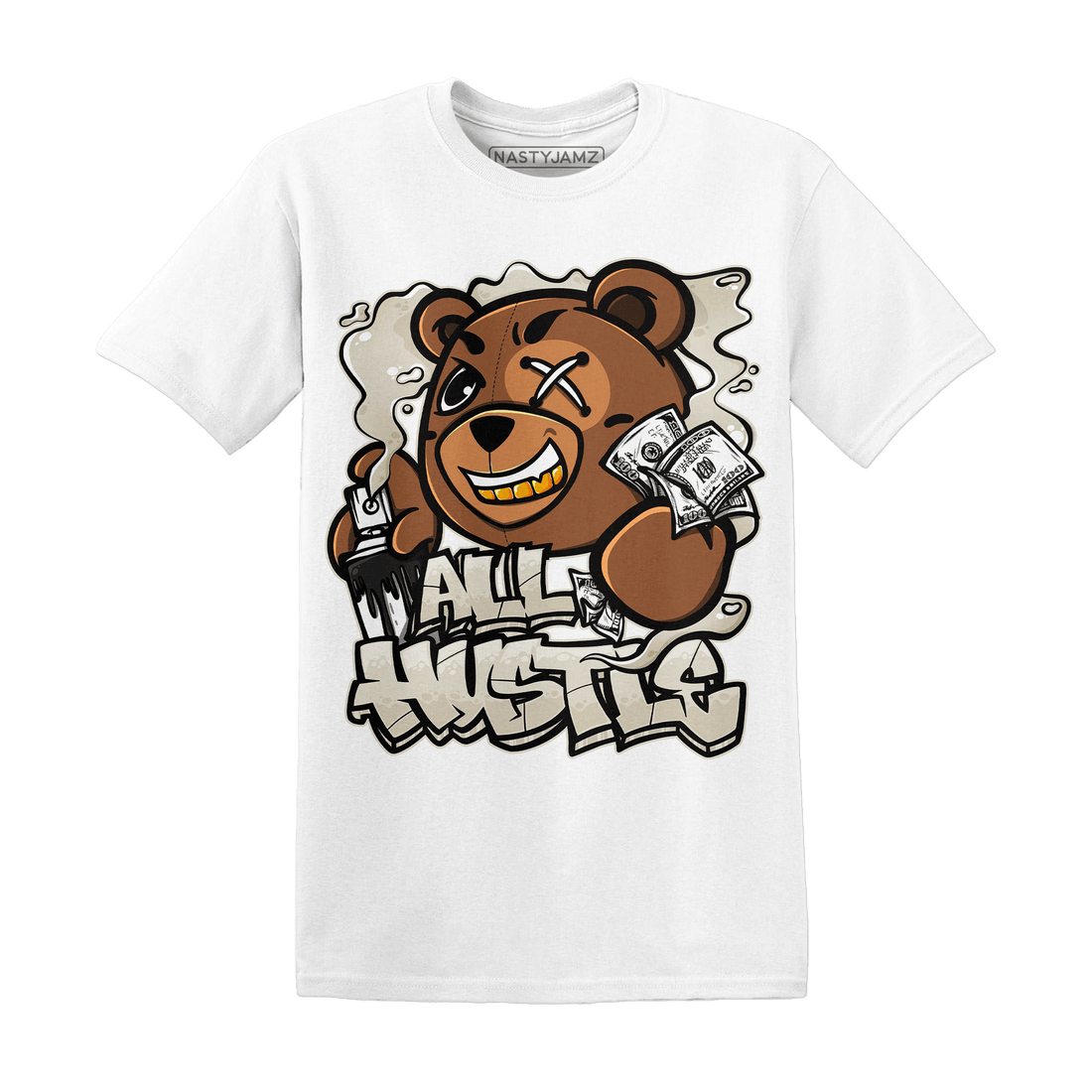 Gratitude 11s T Shirt Match BER Hustle All Day - NastyJamz