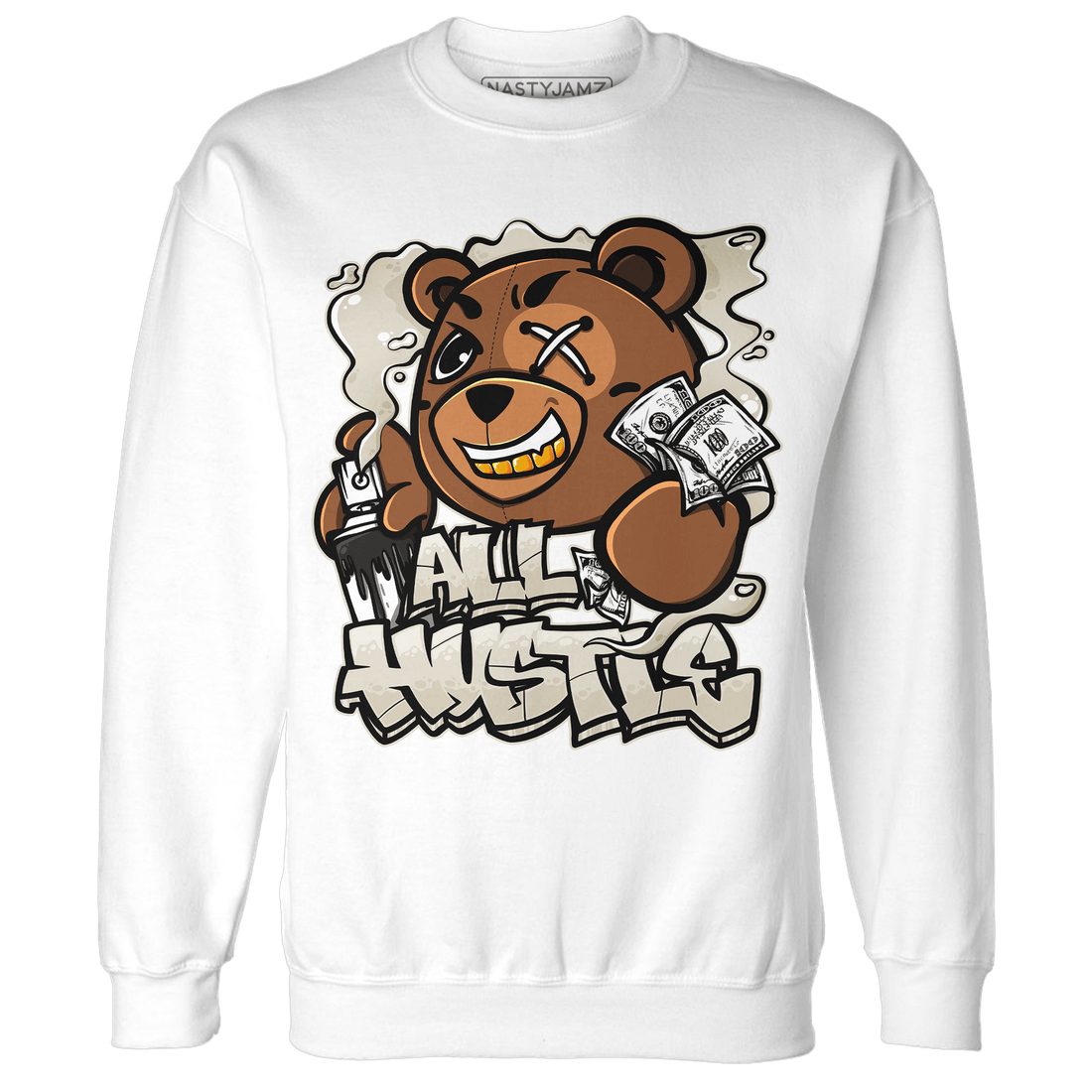 Gratitude 11s Sweatshirt Match BER Hustle All Day - NastyJamz