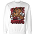 Cherry 12s Sweatshirt Match BER Hustle All Day - NastyJamz