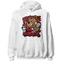 Cherry 12s Hoodie Match BER Hustle All Day - NastyJamz