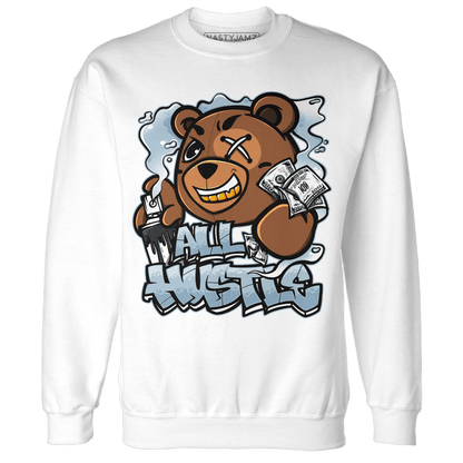 Blue Grey 13s Sweatshirt Match BER Hustle All Day - NastyJamz