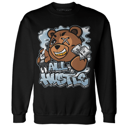 Blue Grey 13s Sweatshirt Match BER Hustle All Day - NastyJamz