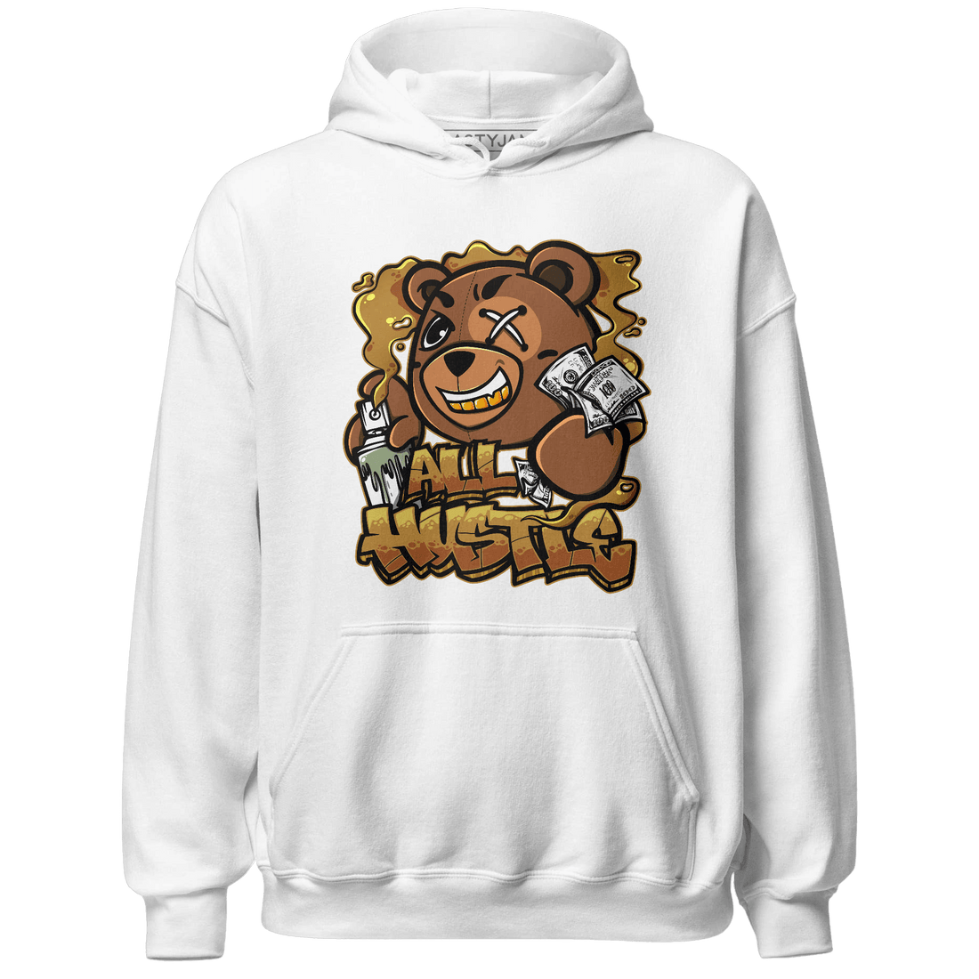 Wheat 13s Hoodie Match BER Hustle All Day - NastyJamz