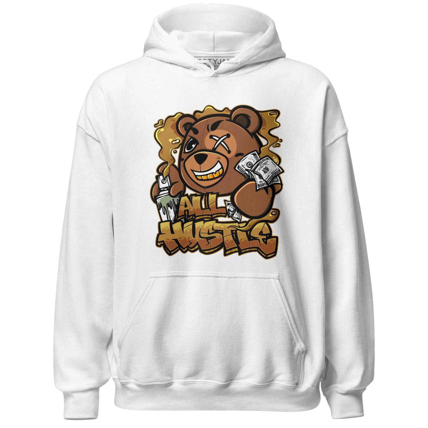 Wheat 13s Hoodie Match BER Hustle All Day - NastyJamz