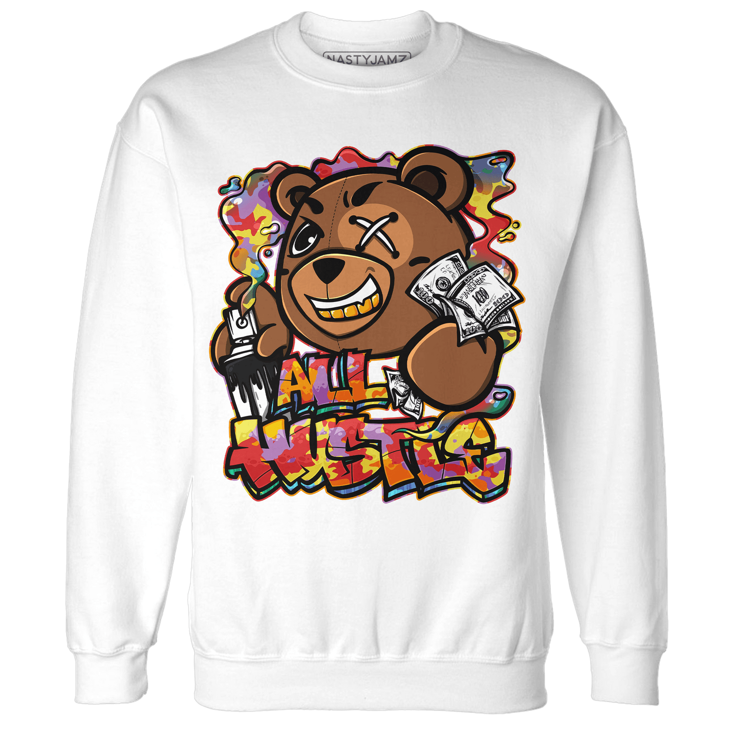 Mid GS Six Championships 1s Sweatshirt Match BER Hustle All Day - NastyJamz