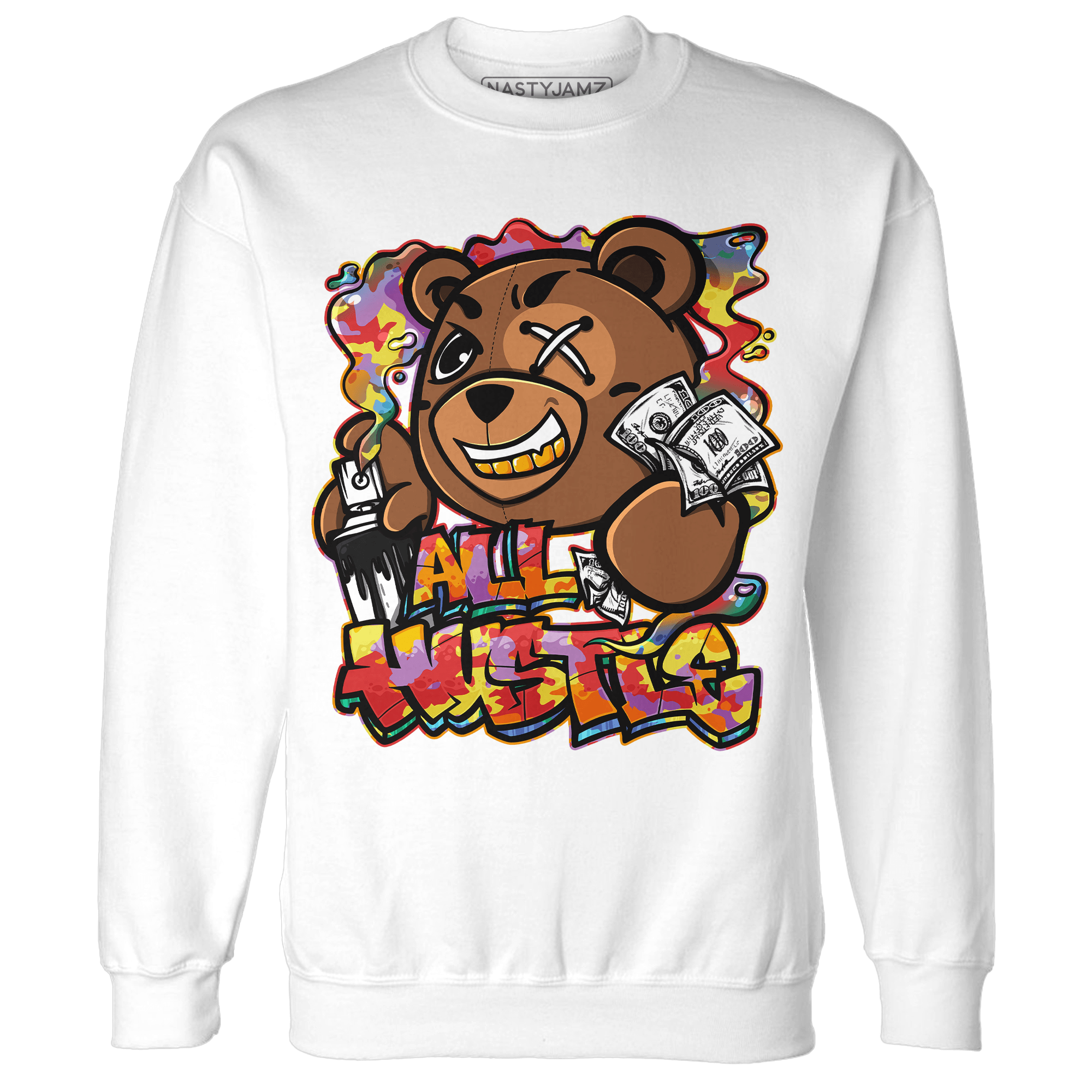 Mid GS Six Championships 1s Sweatshirt Match BER Hustle All Day - NastyJamz