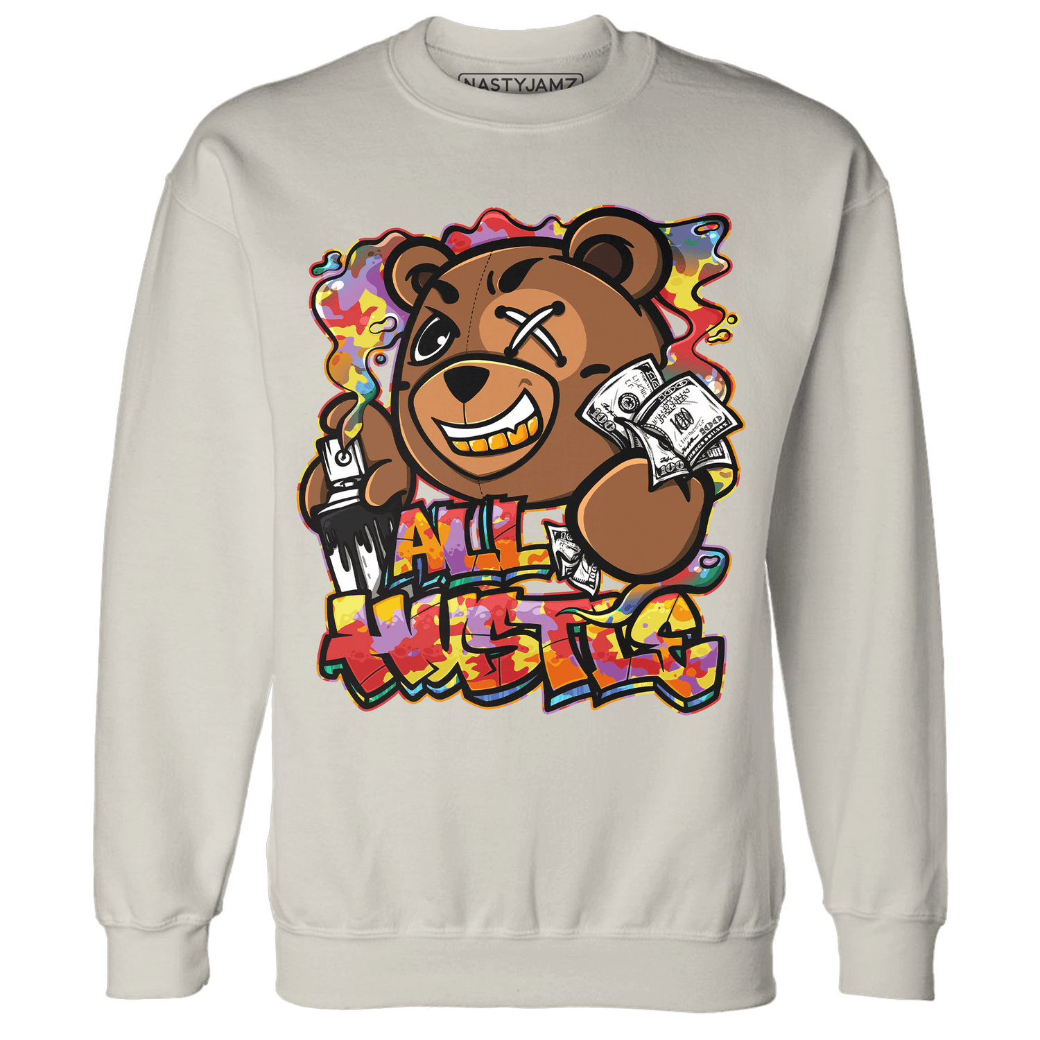 Mid GS Six Championships 1s Sweatshirt Match BER Hustle All Day - NastyJamz